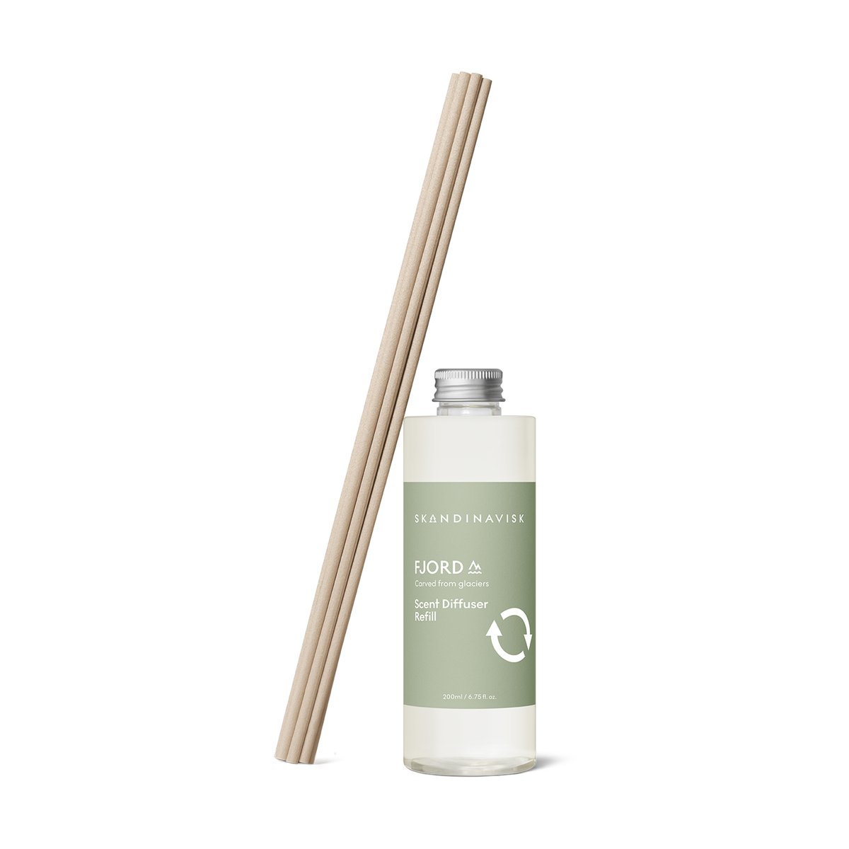 Skandinavisk refill till doftpinnar 200 ml Fjord | Skandinavisk Design | Doftljus & Doftpinnar | Grön