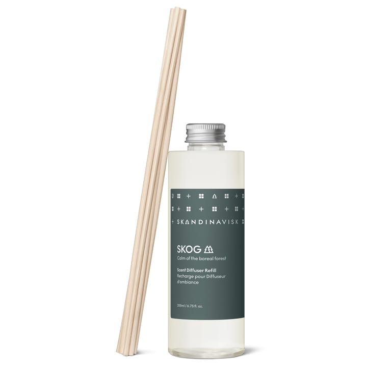 Skandinavisk refill till doftpinnar 200 ml - Skog - Skandinavisk