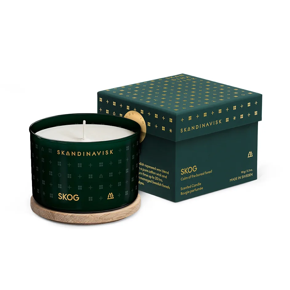 Skog doftljus med lock, 90 g Skandinavisk