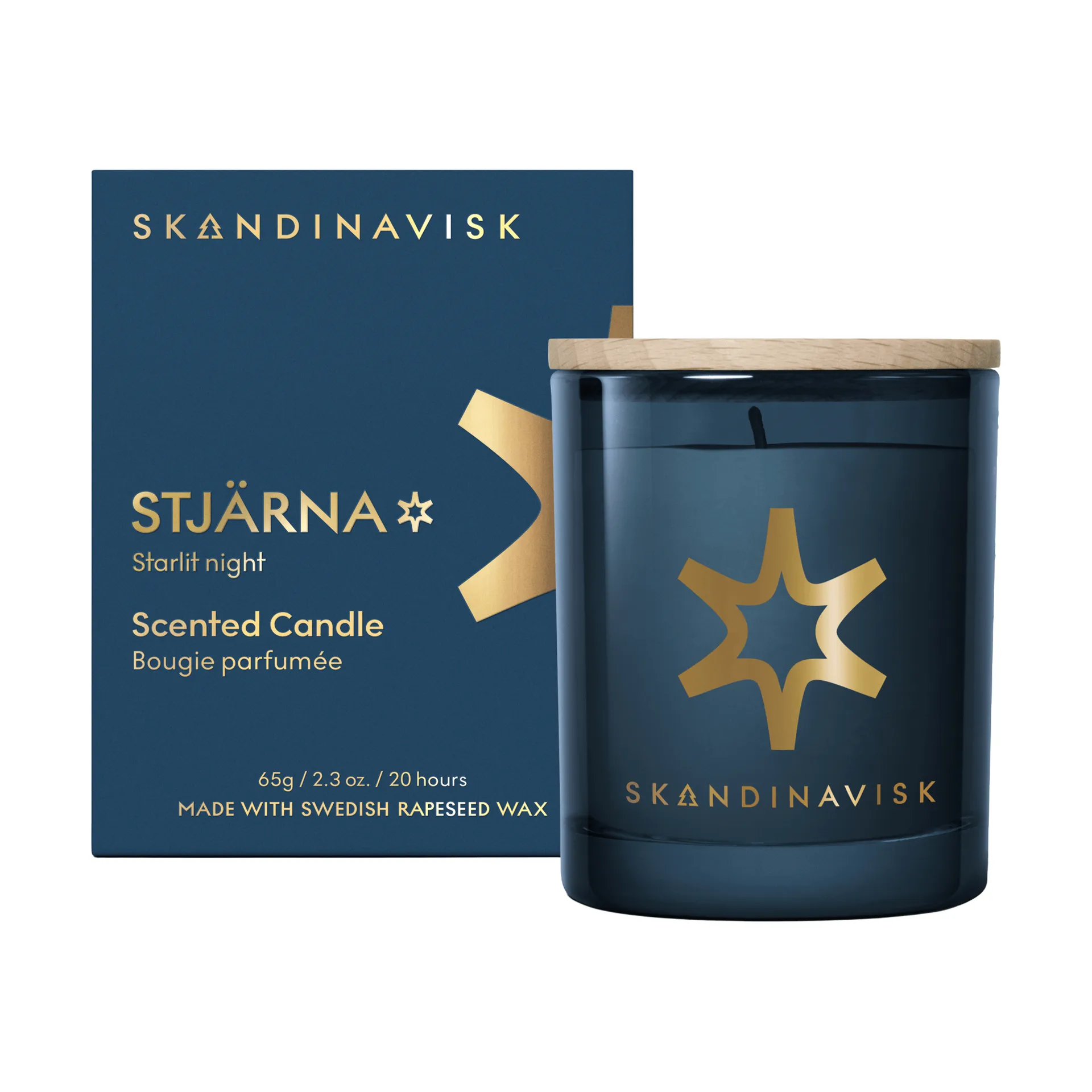 Stjärna Gold Symbol doftljus, 65 g Skandinavisk