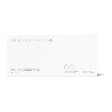 White Christmas Mini ljus gåvoset 2 delar - 2x90g - Skandinavisk