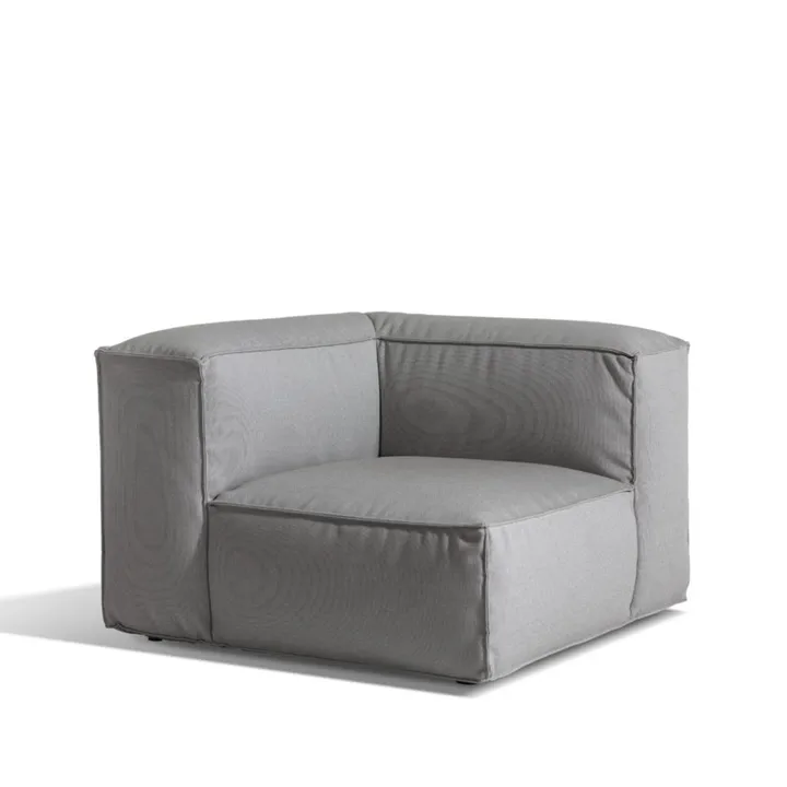 Asker soffmodul - Sunbrella Sling taupe beige, hörndel - Skargaarden