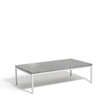 Bönan loungebord - granit, small, ljusgrå aluminium ram - Skargaarden