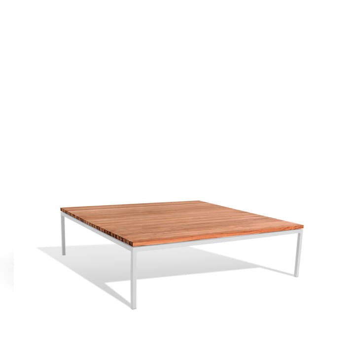 Bönan loungebord - Teak, large, ljusgrå aluminium ram - Skargaarden