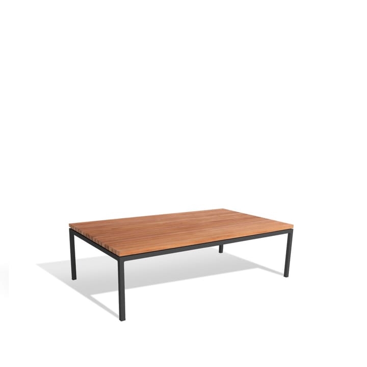 Bönan loungebord - Teak, small, mörkgrå aluminium ram - Skargaarden