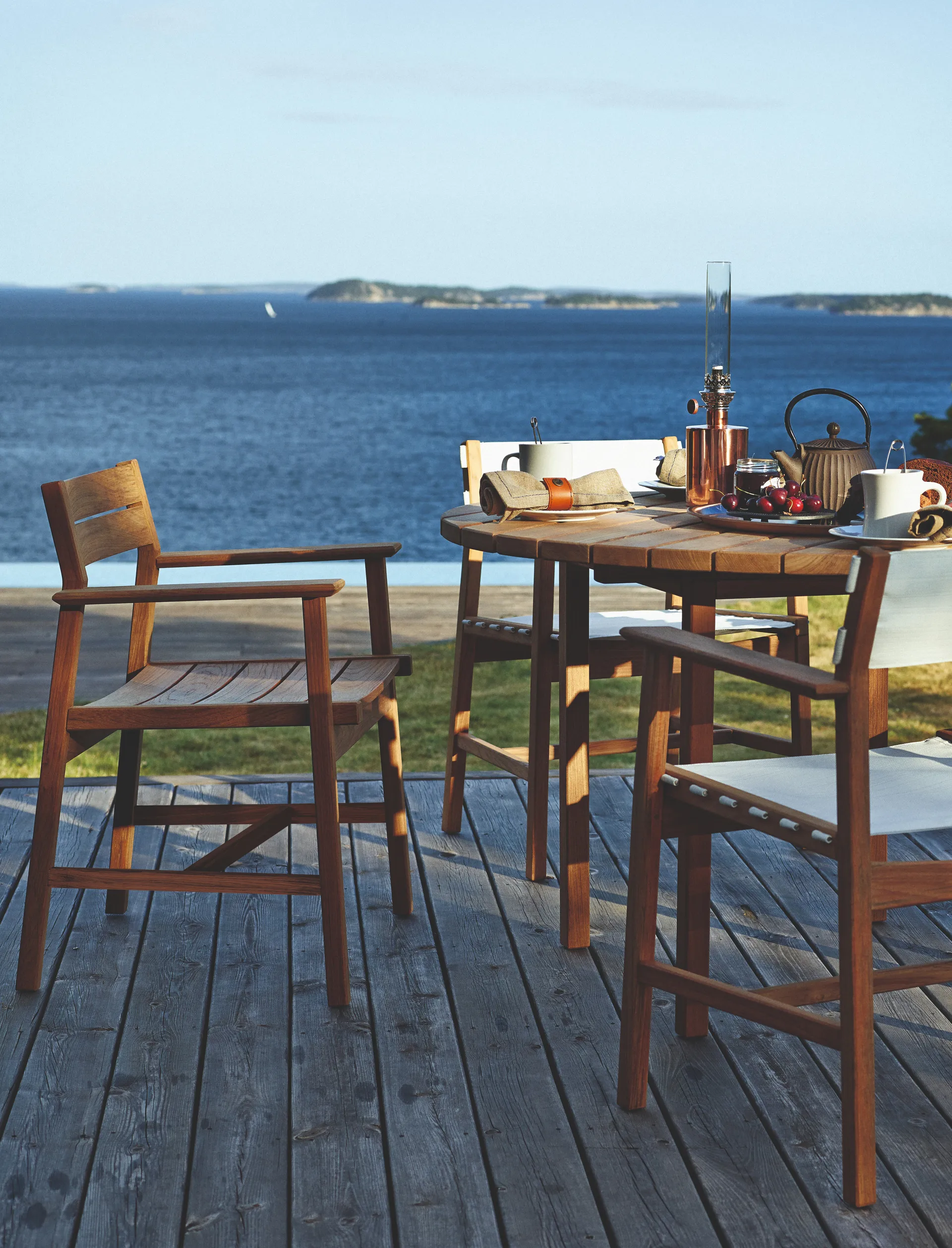 Djurö loungefåtölj, Teak Skargaarden