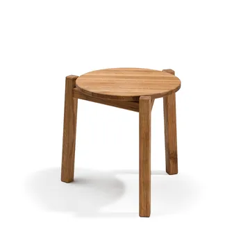 Djurö soffbord - Teak, ø42 cm - Skargaarden