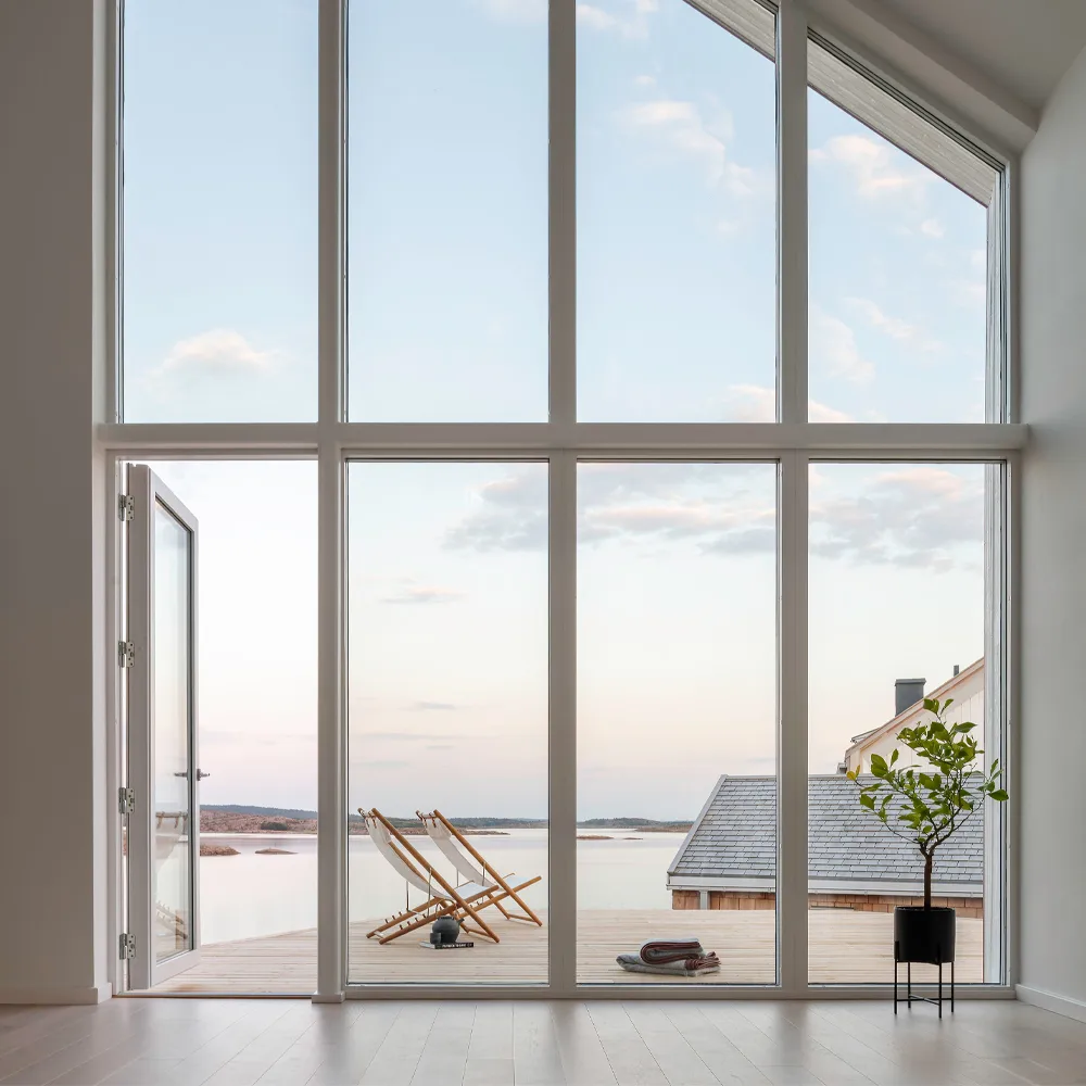 H55 vilstol teak, Sunbrella Heritage Leaf green Skargaarden