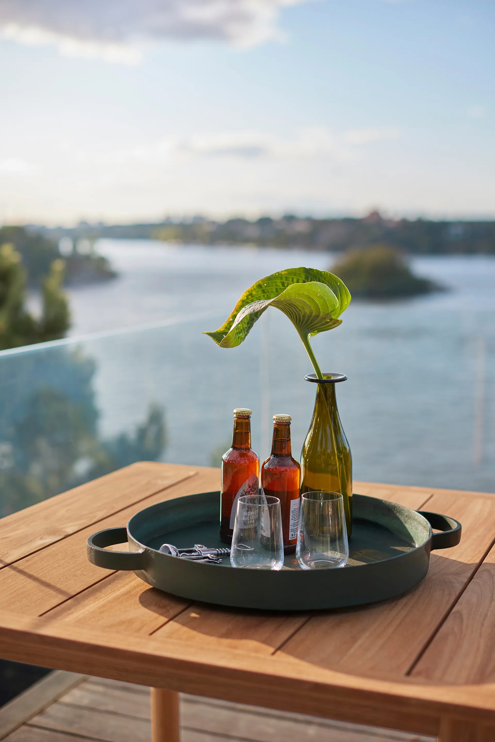 Koster counter table barbord 98x98x95 cm, Teak Skargaarden
