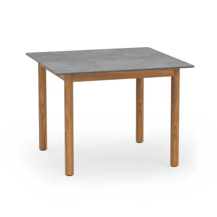 Koster matbord 98x95x74 cm kompositskiva och teak - Skargaarden