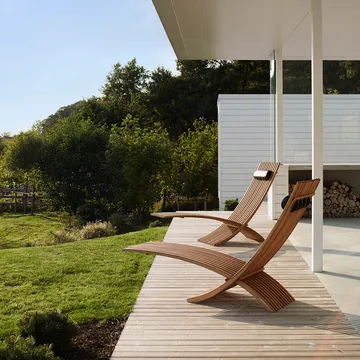 Nozib loungefåtölj - Teak - Skargaarden