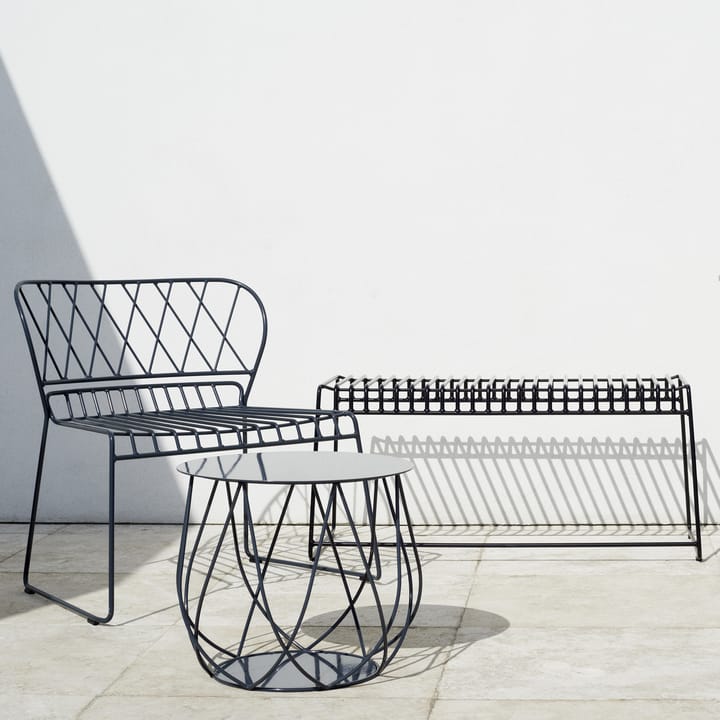Resö bänk, Charcoal grey Skargaarden