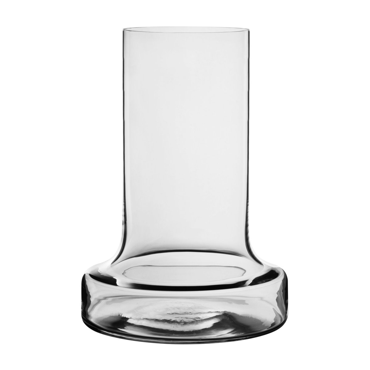 Skrufs Glasbruk Kolonn vas blank 29,5 cm | Skandinavisk Design | Vaser | Transparent
