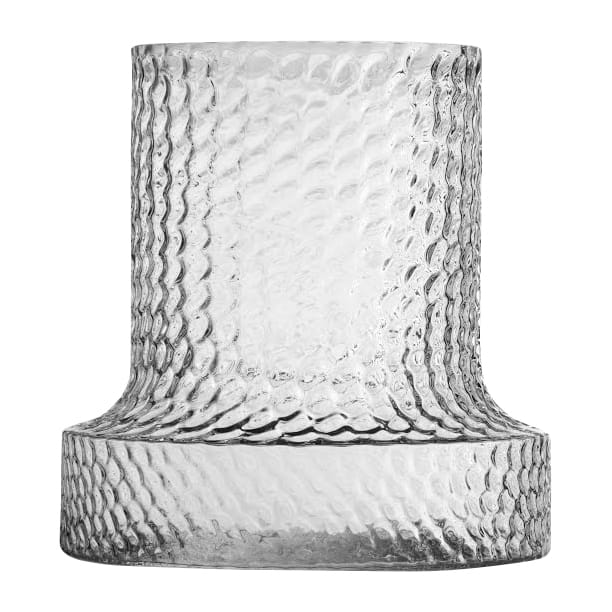 Kolonn vas struktur - 29,5 cm - Skrufs Glasbruk