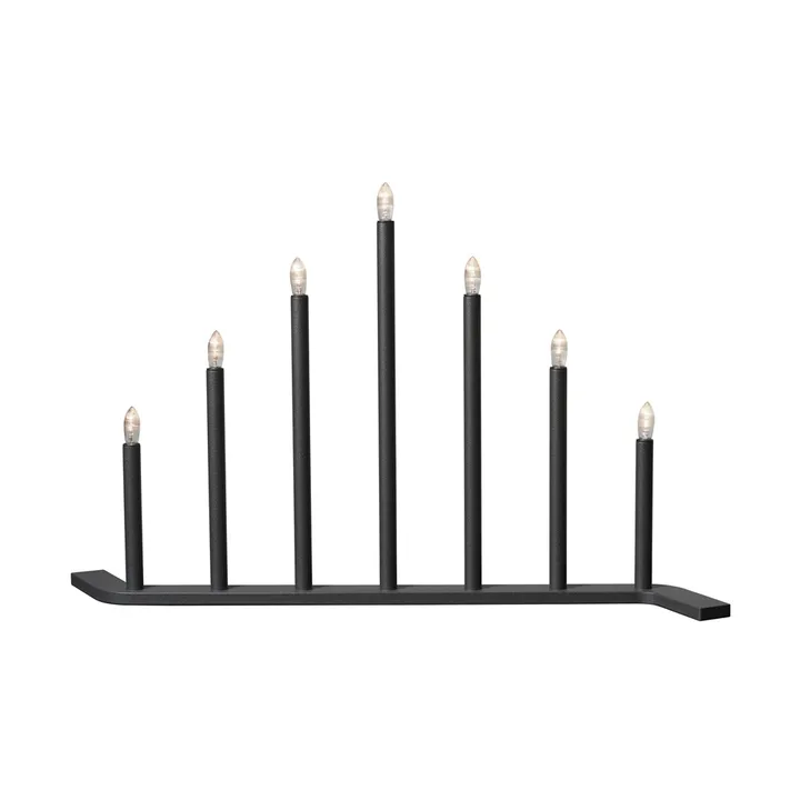 Advent RE adventsljusstake - Grå-7 ljus - SMD Design