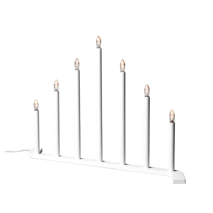 Advent RE adventsljusstake, vit, 7 ljus SMD Design