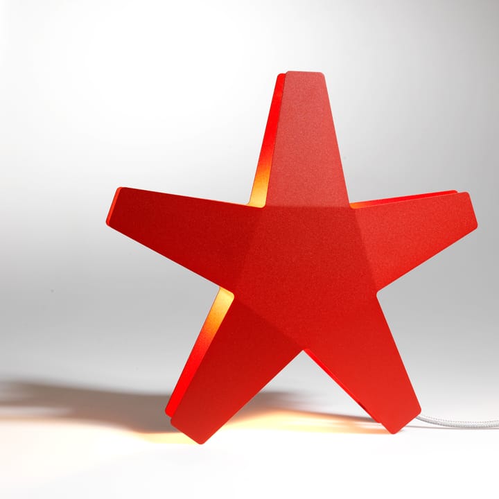 Advent Stjärna Adventsstjärna - grå, 40 cm, ljusgrå textilsladd - SMD Design