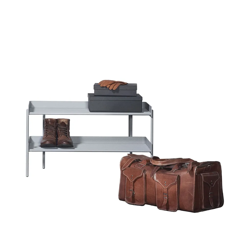 Alfred skohylla, ljusgrå SMD Design