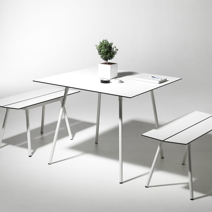 Ella matbord rektangulärt, vit, 180x90 cm SMD Design