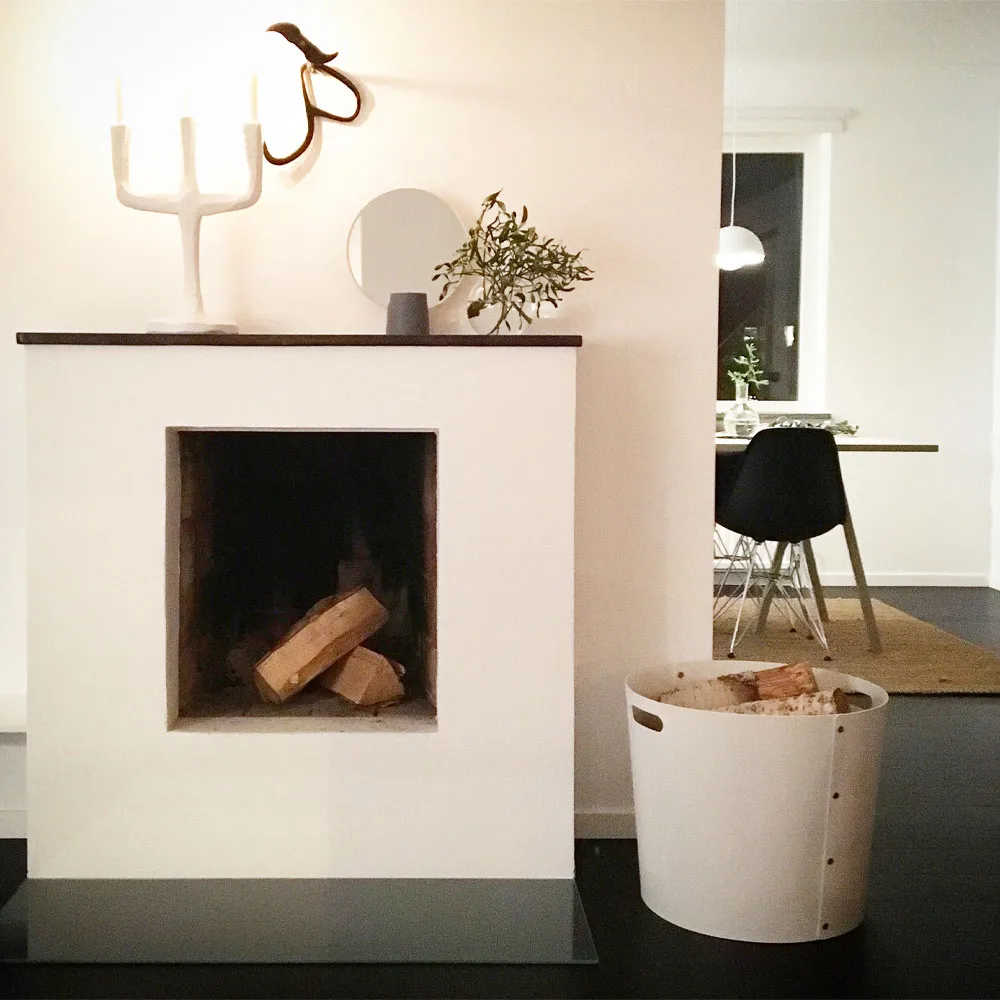 Silo korg, vit SMD Design