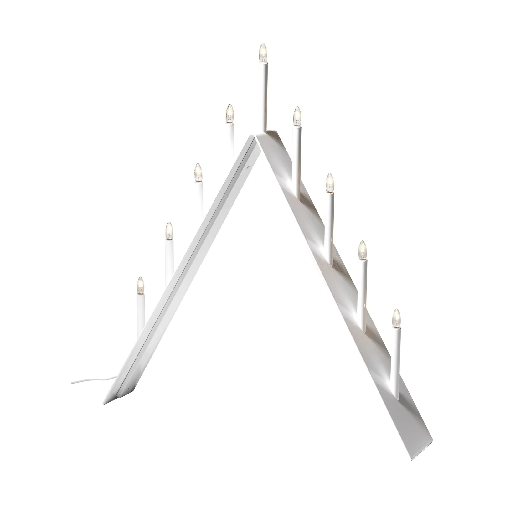 Spica 9 adventsljusstake, vit, led SMD Design