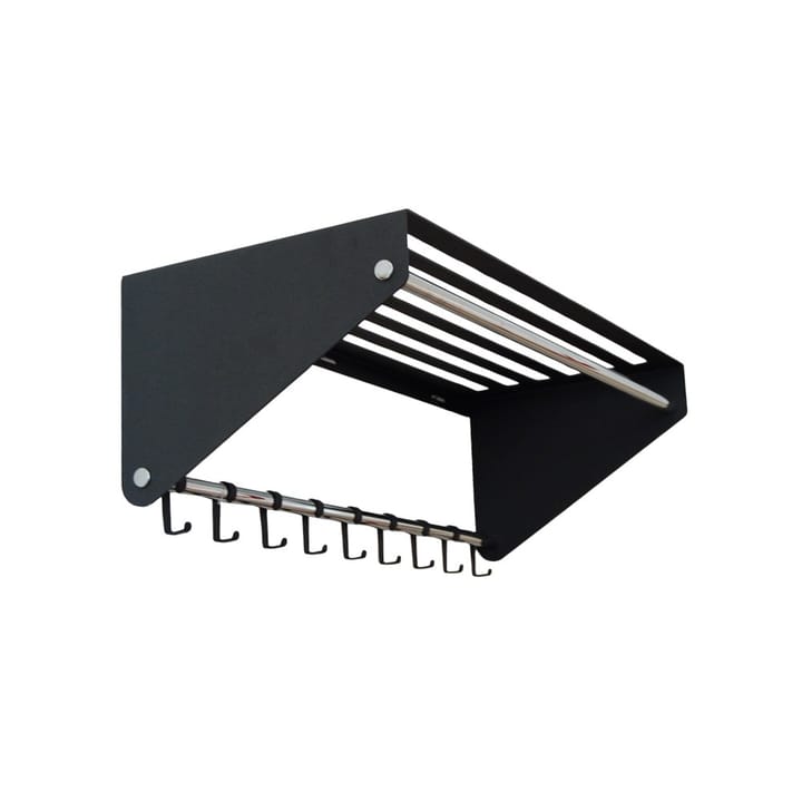 Sticks hatthylla - mörkgrå - SMD Design