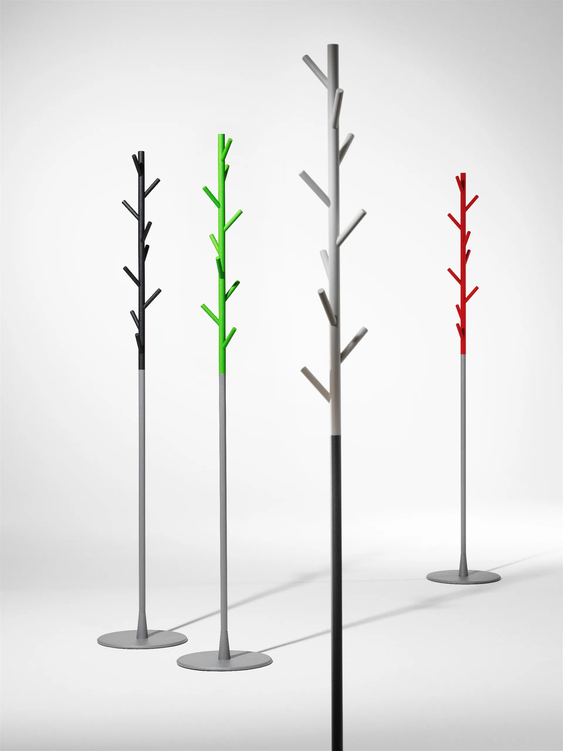 Sticks klädhängare - golv, grön-silver SMD Design