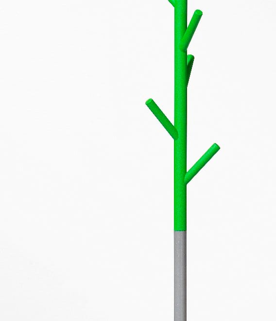 Sticks klädhängare - golv, grön-silver SMD Design