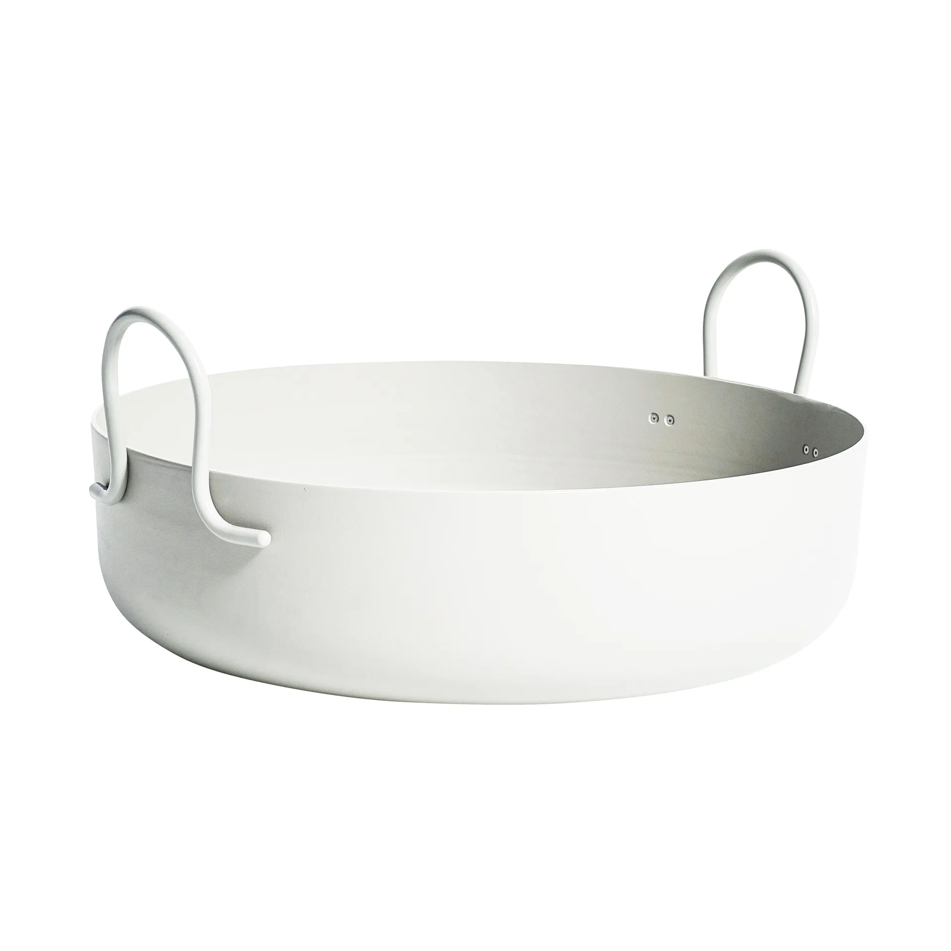Tivoli kruka Ø50 cm låg, vit SMD Design