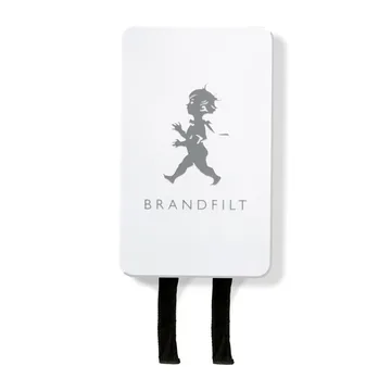 Solstickan brandfilt 120x120 cm - Vit högblank - Solstickan Design