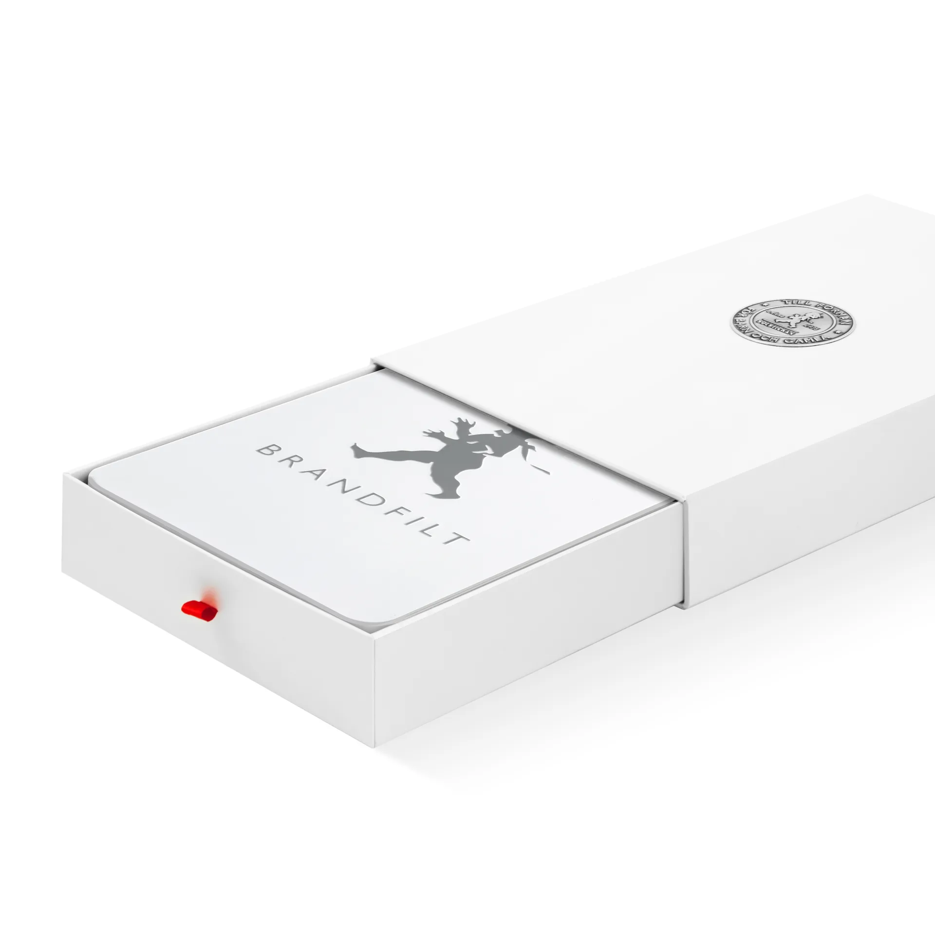 Solstickan brandfilt 120x120 cm, Vit högblank Solstickan Design