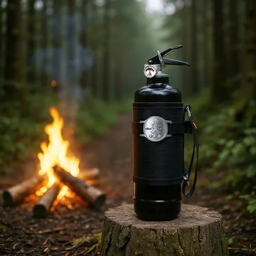 Solstickan brandsläckare 6 kg, Outdoor edition - Svart - Solstickan Design