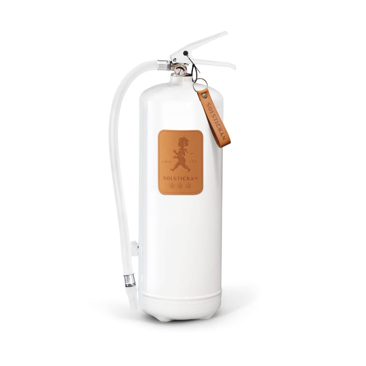 Solstickan brandsläckare 6 kg - Vit-ljust läder - Solstickan Design