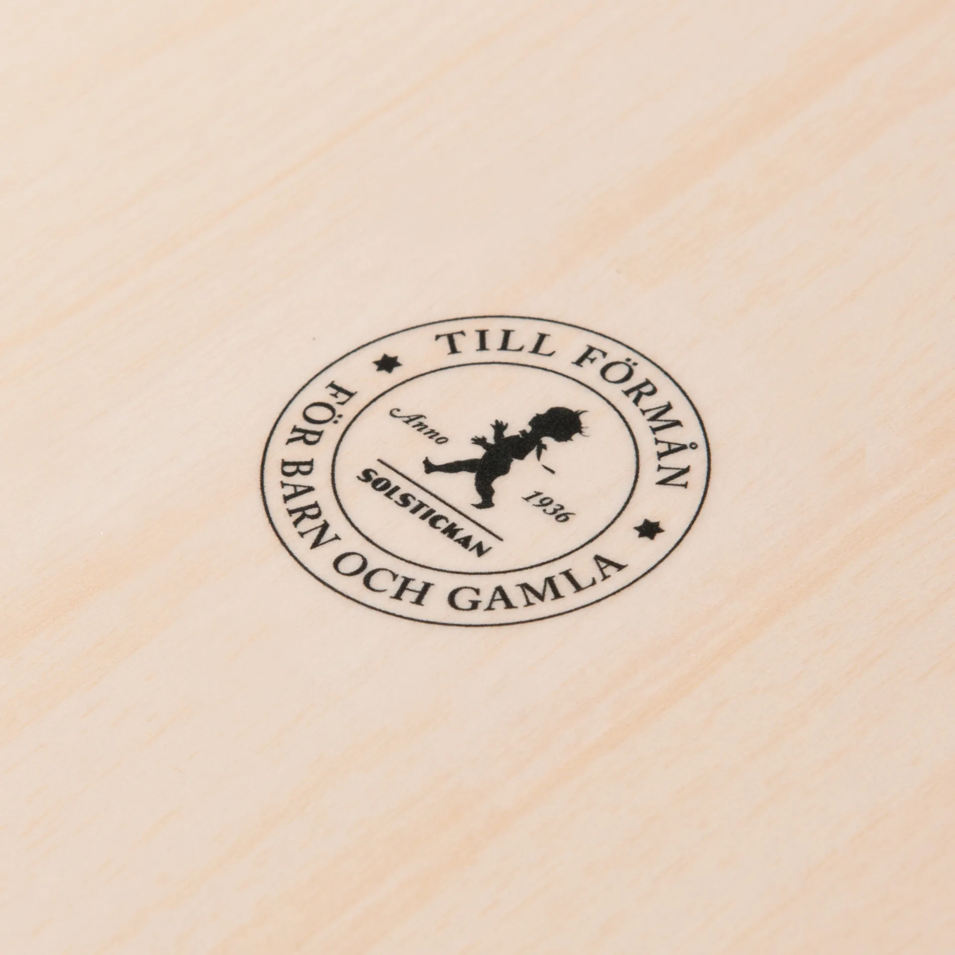 Solstickan bricka Ø38 cm, Vit Solstickan Design