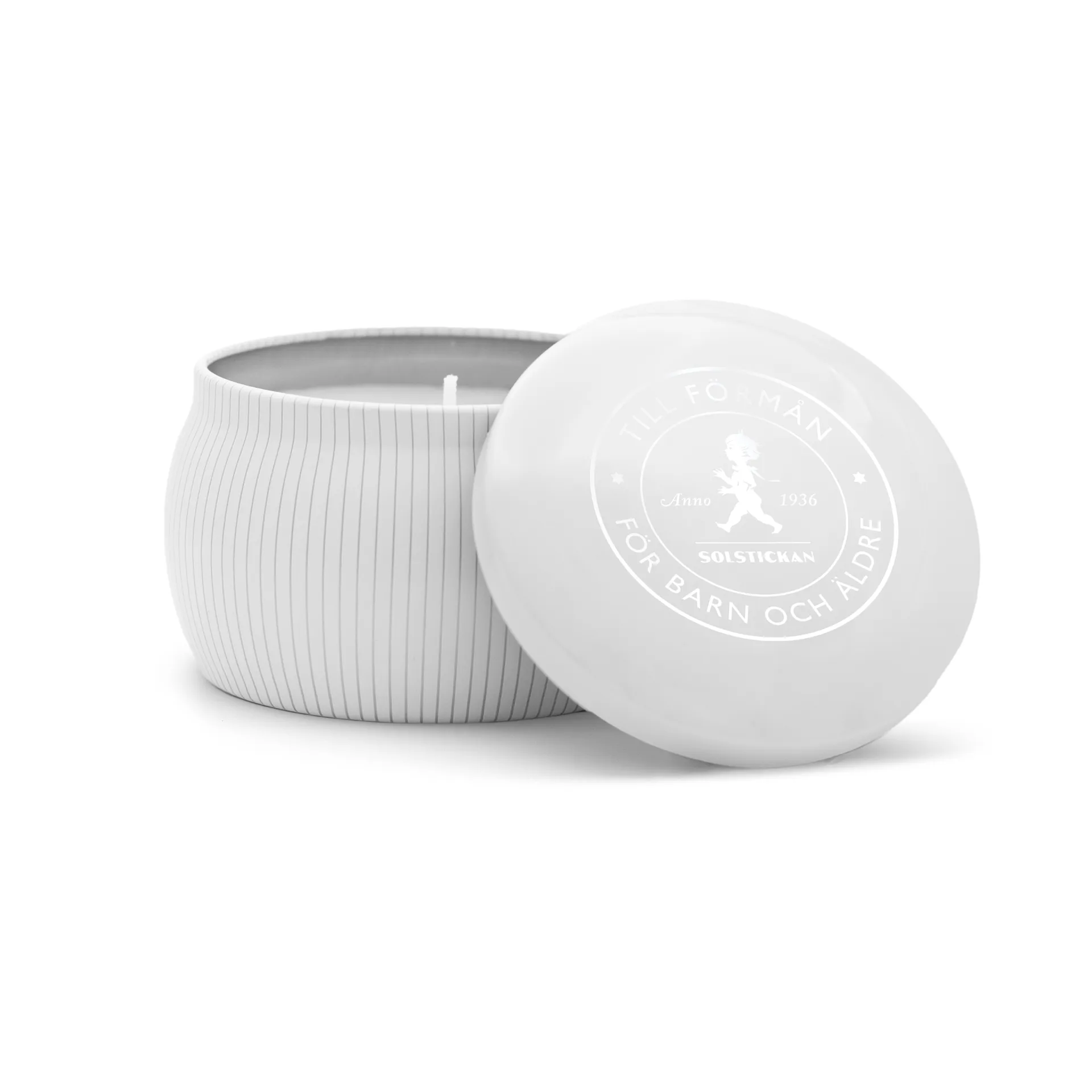 Solstickan doftljus 25 h, Vit-eukalyptus Solstickan Design