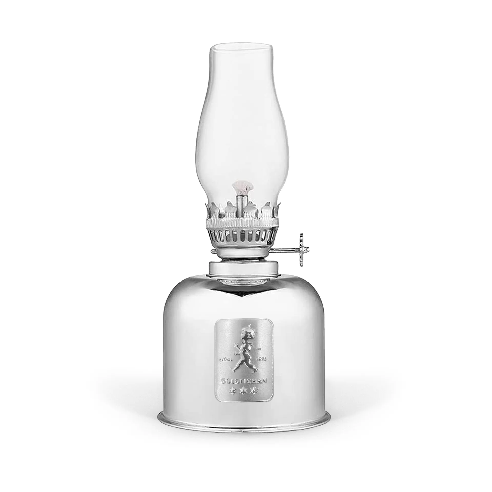 Solstickan fotogenlampa, Silver, Ø8,5x20 cm Solstickan Design
