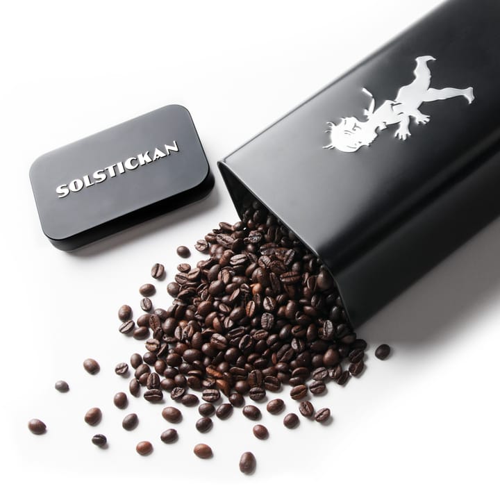 Solstickan kaffeburk 20,5 cm - Matt svart - Solstickan Design