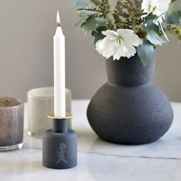 Solstickan keramikljusstake - Mörkgrå-antracit - Solstickan Design