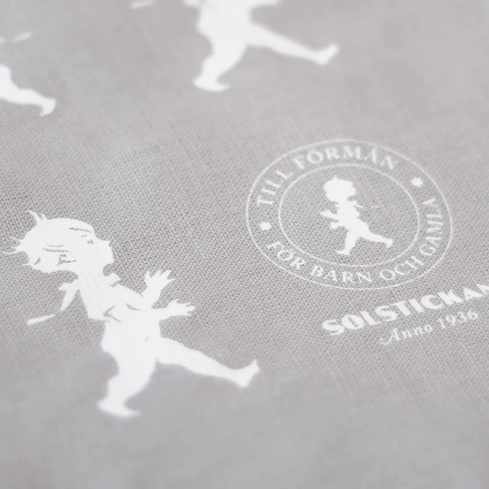 Solstickan kökshandduk 50x70 cm, Grå-vit Solstickan Design