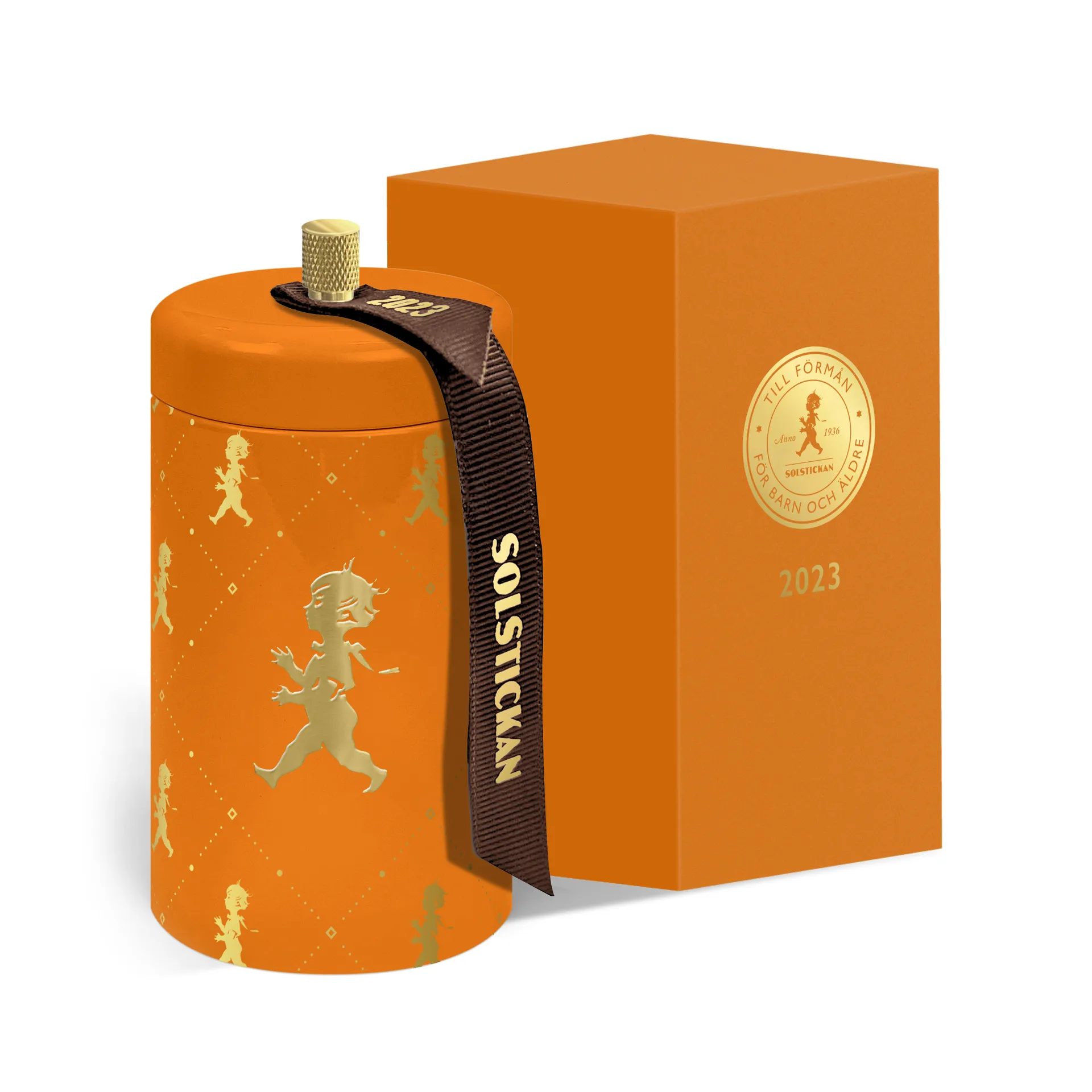 Solstickan tändsticksrör 100-pack, 2023-års design Solstickan Design