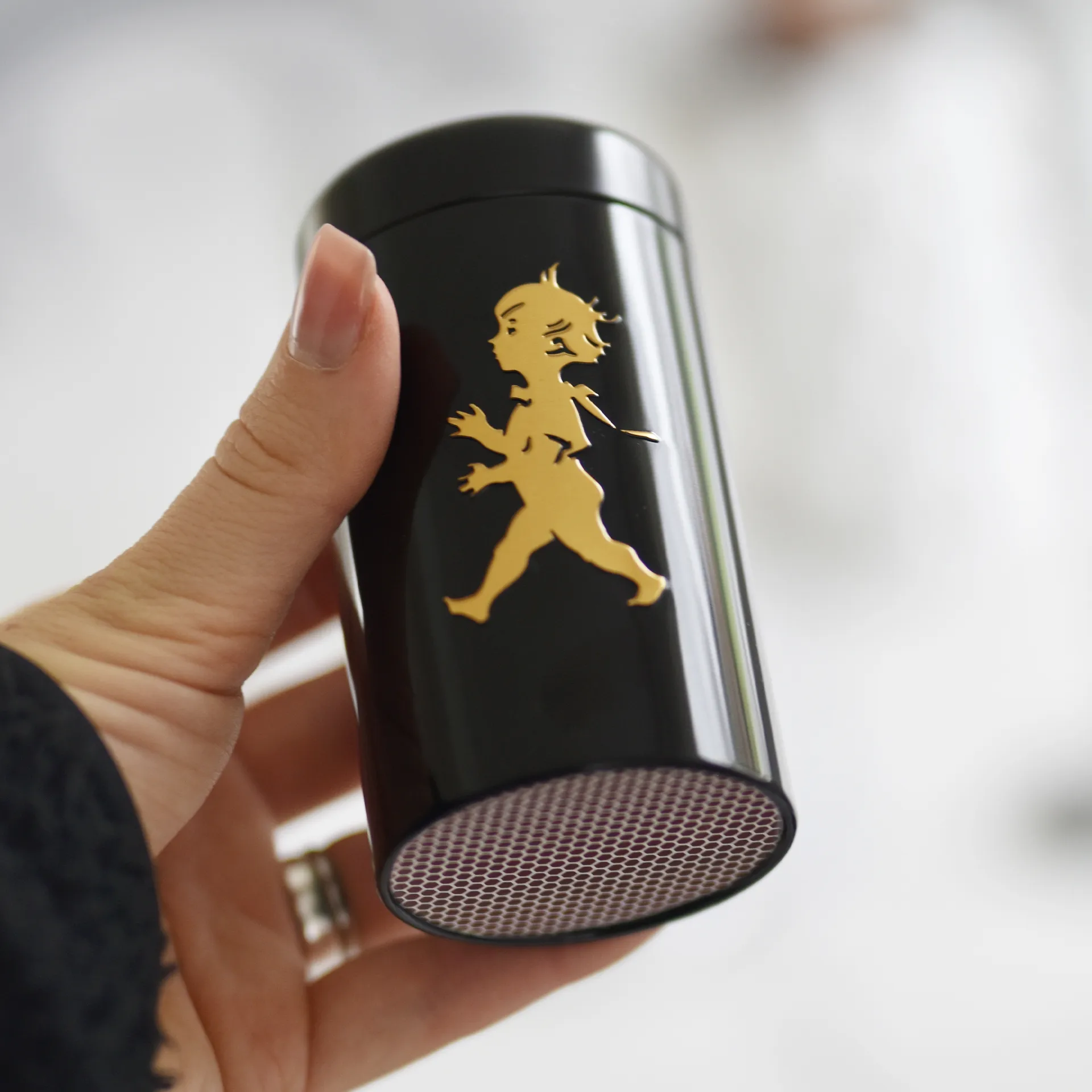 Solstickan tändsticksrör 100-pack, Svart-guld Solstickan Design