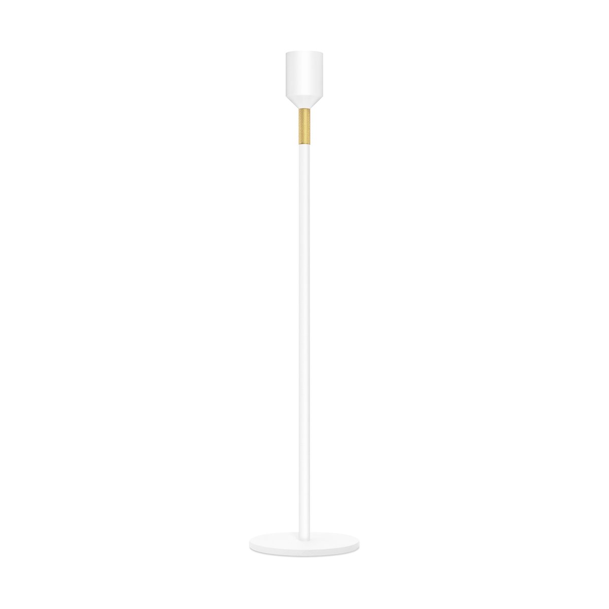 Solstickan Design Three Stars ljusstake L 34 cm Vit