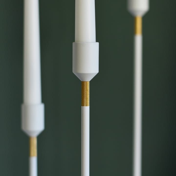 Three Stars ljusstake M 27 cm, Vit Solstickan Design