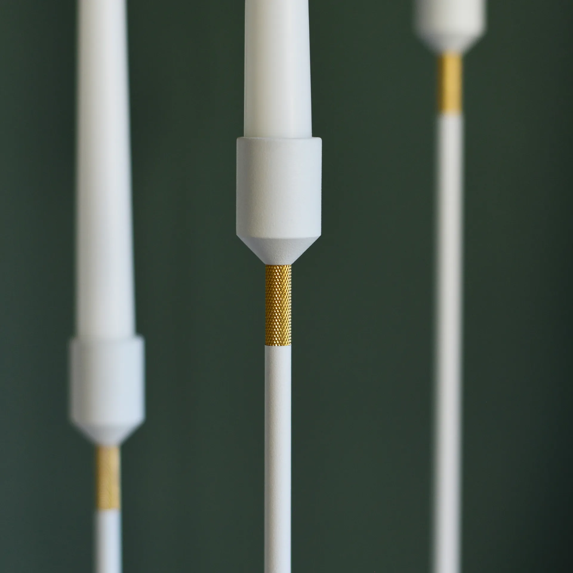 Three Stars ljusstake S 19 cm, Vit Solstickan Design
