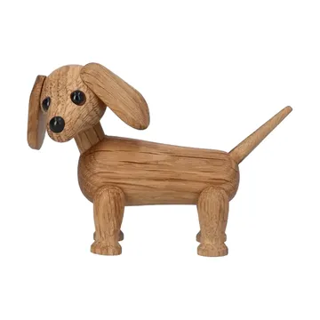 Chico hund figur - Beige, 10,5x4,8x6,8 cm - Spring Copenhagen