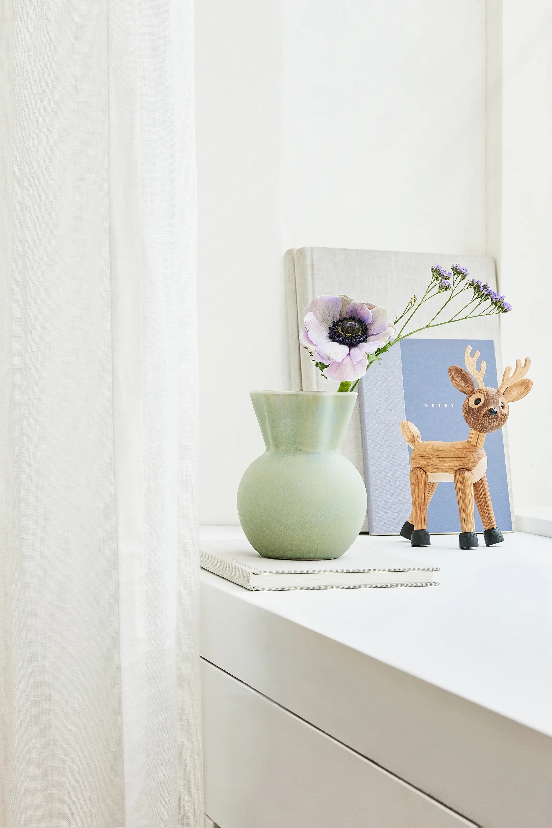 Eva Stæhr-Nielsen vas 14 cm, Ljusgrön Spring Copenhagen