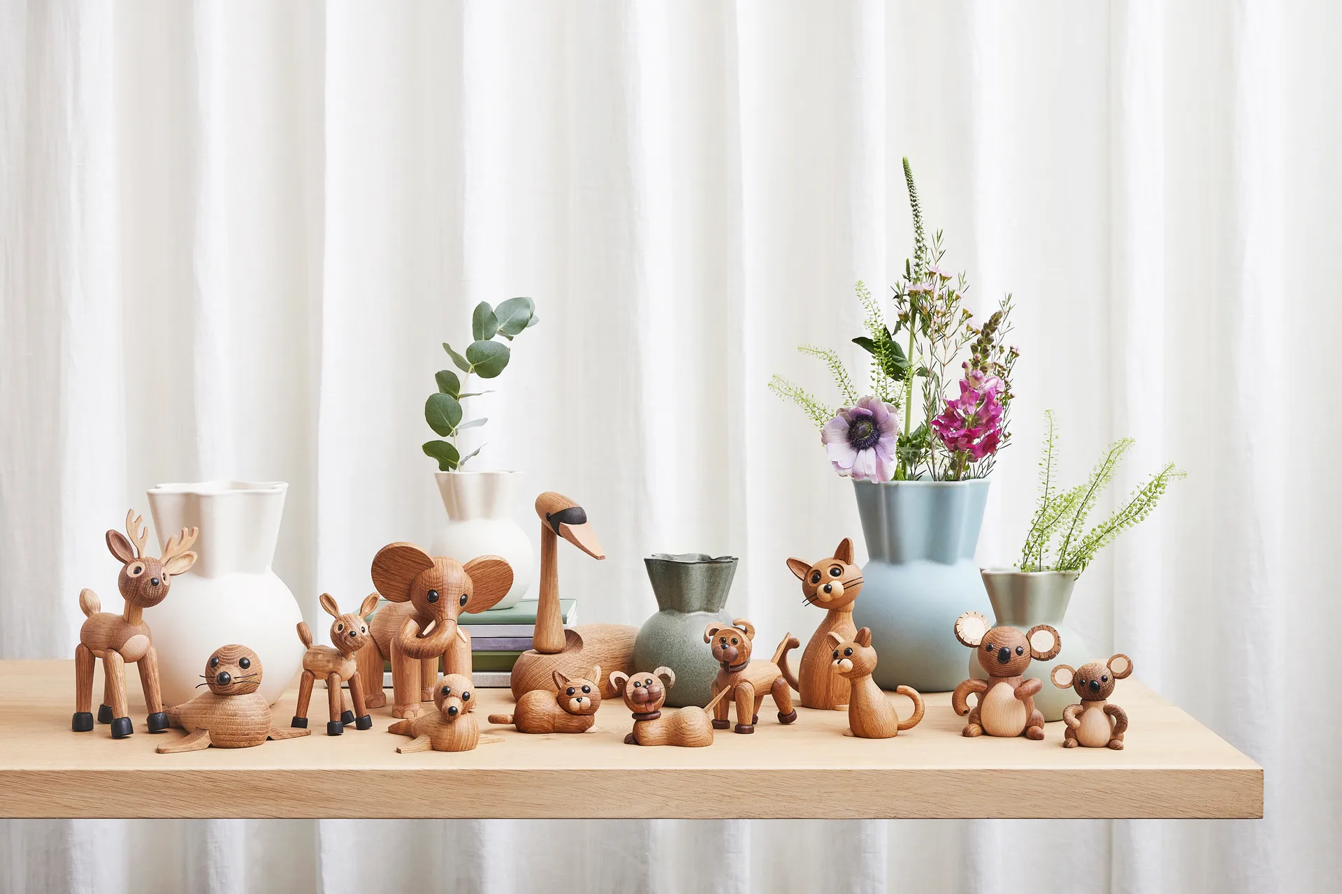 Eva Stæhr-Nielsen vas 14 cm, Mossgrön Spring Copenhagen