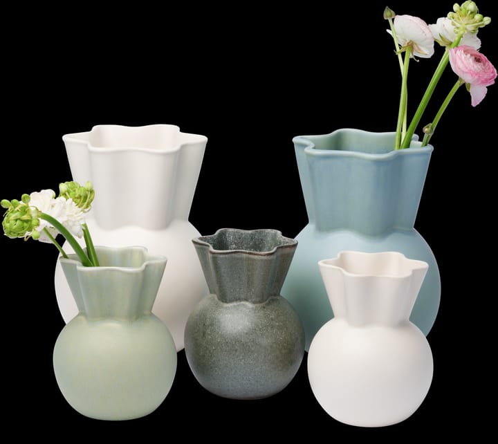 Eva Stæhr-Nielsen vas 14 cm, Mossgrön Spring Copenhagen