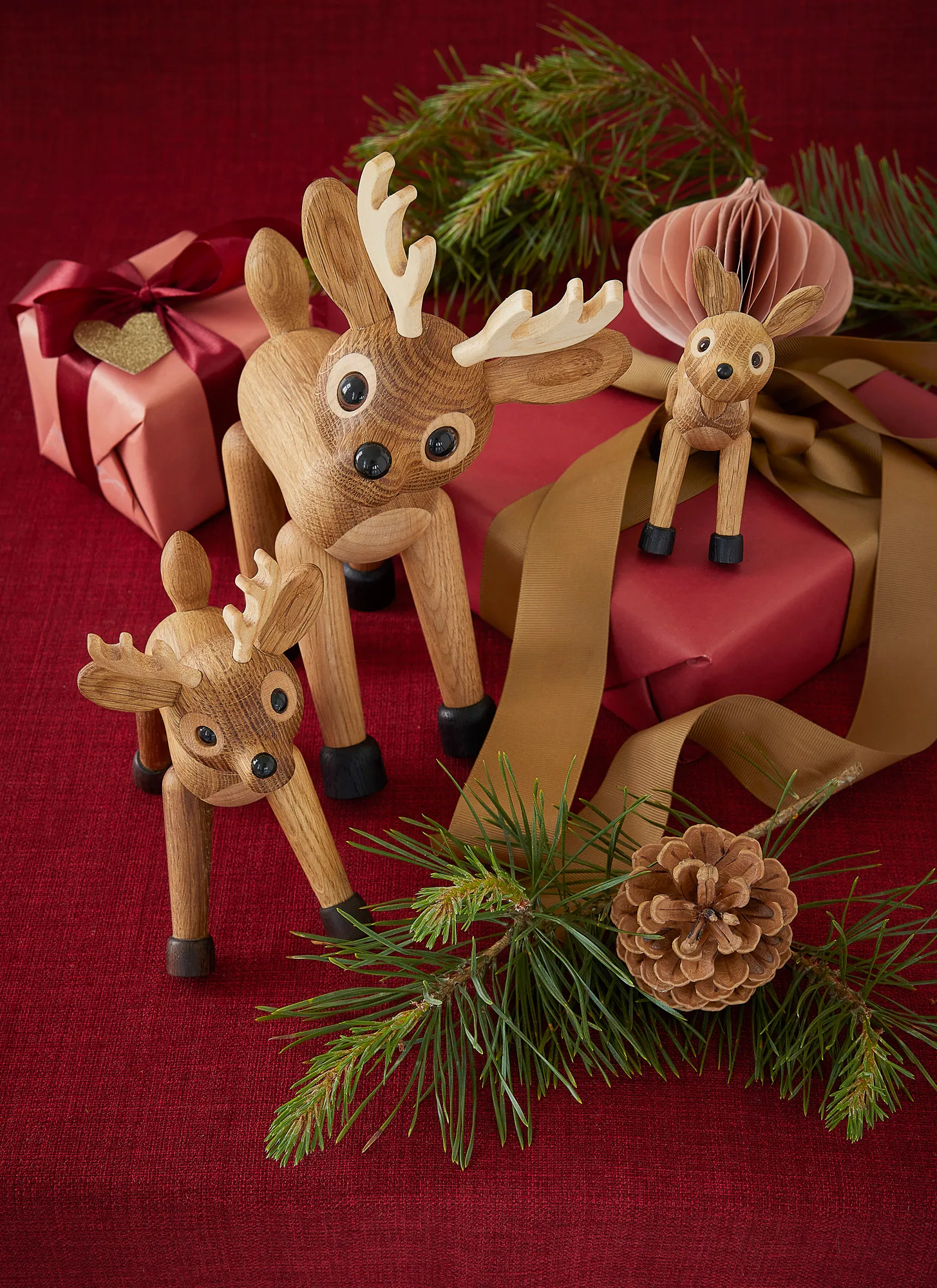 Star rådjur dekoration 26 cm, Ek Spring Copenhagen