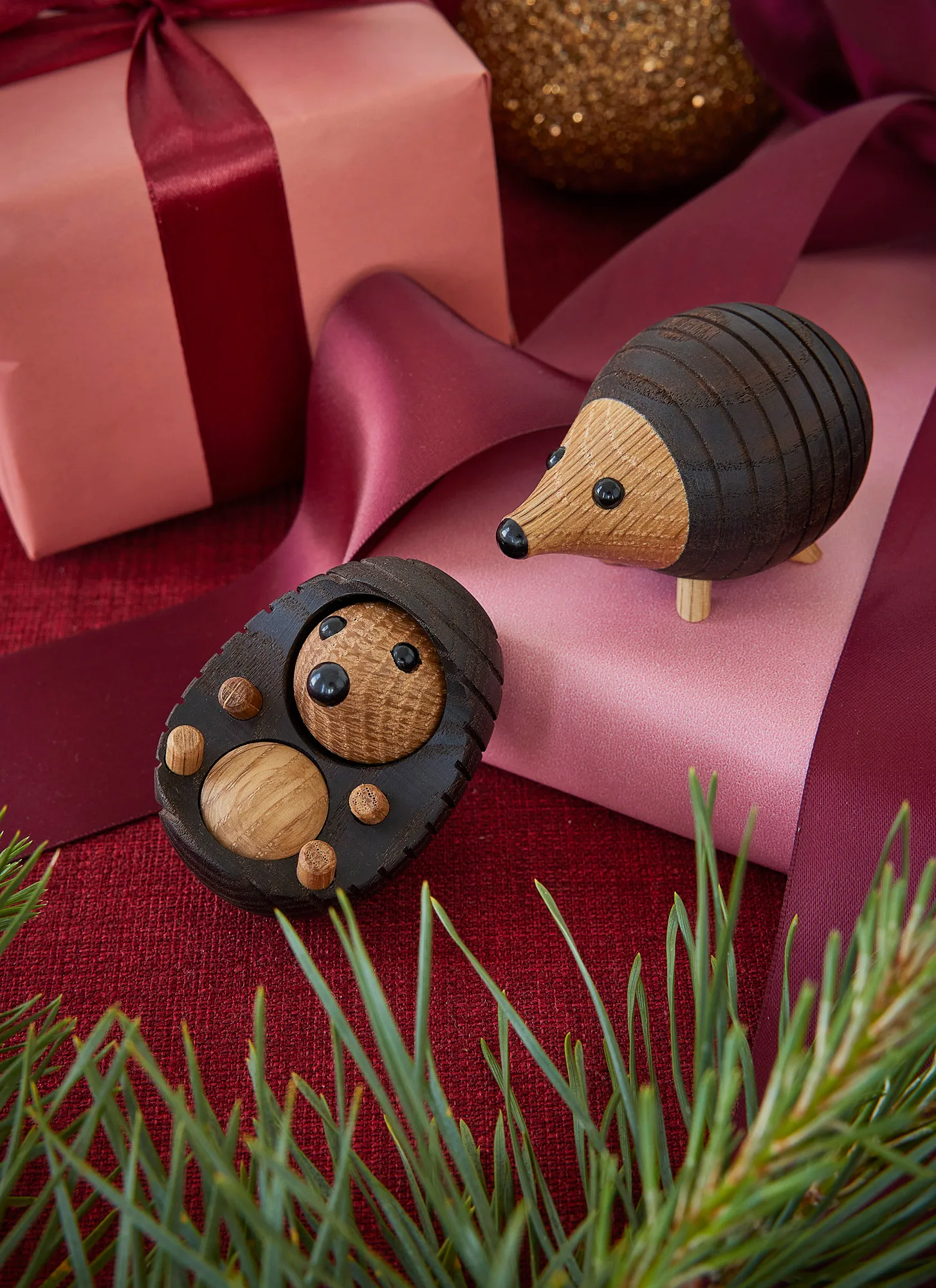 Stick igelkott dekoration 4,5 cm, Termoask Spring Copenhagen